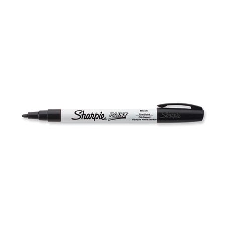 Sanford Sharpie, PERMANENT PAINT MARKER, FINE BULLET TIP, BLACK 35534
